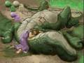 Time lapse digital painting photoshop dragon hug