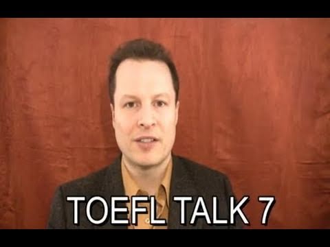 Learn English with Steve - TOEFL Talk 7 - Advanced Writing Department in English - YouTube