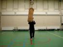 Experimenting brazilan kick with front leg.