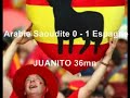 r�sum� du match arabie saoudite espagne du vendredi 23 juin 2006 � 16h.
attention qualit� de l'image est mauvaise car j'ai enregistrer le match avec l'appareil photo num�rique mdr