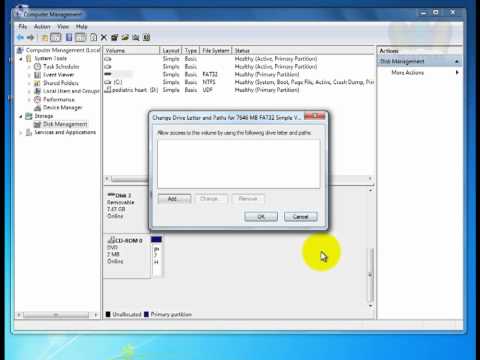 how to locate external hard drive on windows 7