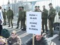 Blockade Ffm-Airbase 2003 gegen Krieg im Irak