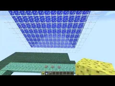 how to drain water in minecraft
