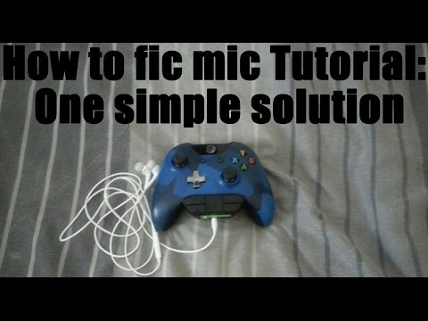 how to fix xbox one mic