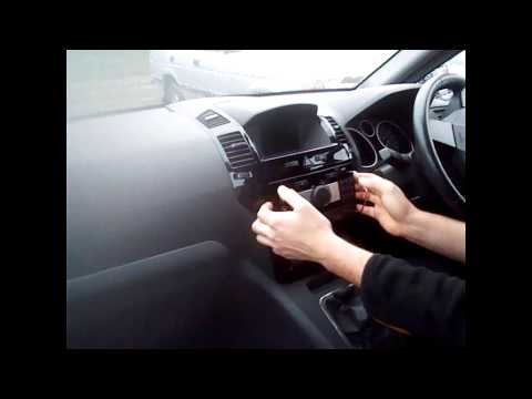 how to remove cd player from vauxhall zafira