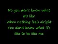 simple plan welcome to my life lyrics Simple Plan