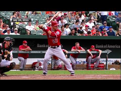 trouts - Scotts looks back on the first home run of Mike Trout's career on July 24, 2011.