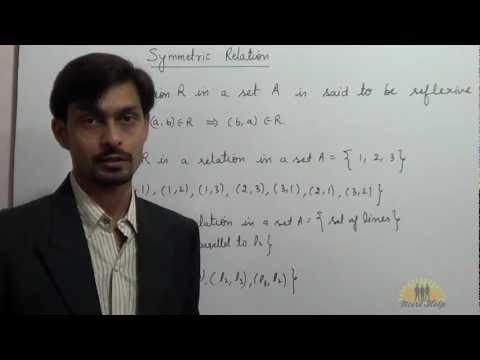 how to prove symmetric relation