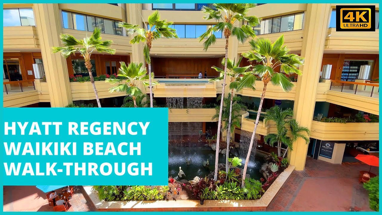 Hyatt Regency Waikiki Beach Resort And Spa Walk Through