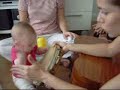 Aula de estimula��o musical para beb�s