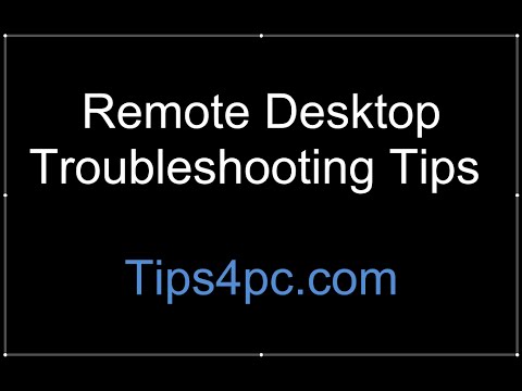 how to troubleshoot rdp connection issues