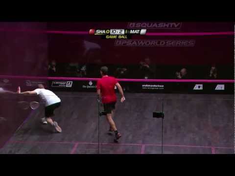 Shabana - Action from the men's final featuring Amr Shabana and Nick Matthew Watch PSA squash LIVE :http://www.psasquashtv.com/page/Live/ Download this match here : ht...