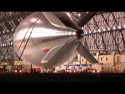 airship - August 8 (Bloomberg) -- The Goodyear blimp is perhaps the ultimate mobile advertising platform, often visible over large sporting events. Now the tire manufa...