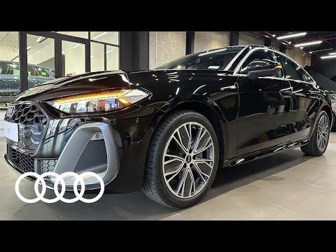 2026 Đánh giá trực quan Audi A5 Sportback [4K] – Màu Đen Mythos và Nội Thất Đen | Hà Đạt Audi