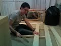 ikea futon construction in 2 minutes