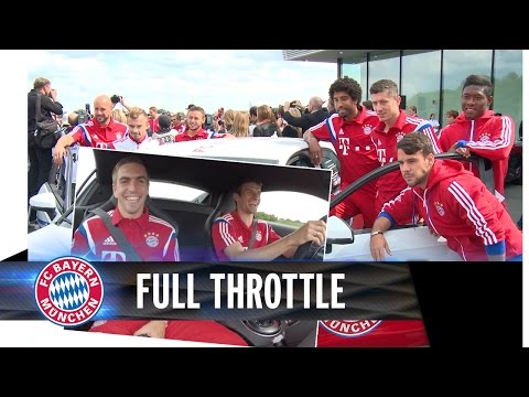 Götze, Neuer, Schweinsteiger - driver safety training Götze, Neuer, Schweinsteiger - driver safety training