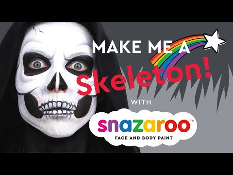 how to halloween face paint
