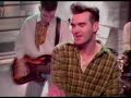 morrissey singing last of the international playboys on top of the pops in 1989 with andy rourke, mike joyce and craig gannon.
