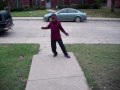 Jaylon doing his Michael Jackson dance steps.