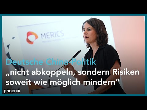Bundesaußenministerin Annalena Baerbock (Bündnis90/Grüne): Deutsche China-Politik am 13.07.23