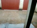 Chuva de pedras de gelo no setor Belvedere Gyn
