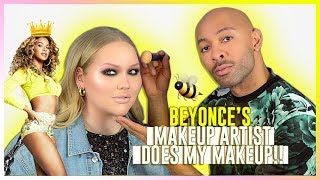 BEYONCE 'S MAKEUP ARTIST DOES MY MAKEUP! | ft. Sir John