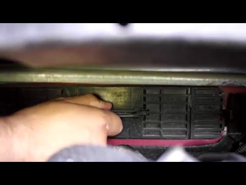 How to replace the air cabin filter on Peugeot 308, 307 and Citroen C4