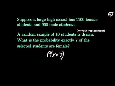 how to prove hypergeometric distribution