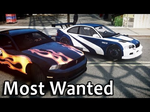 BMW M3 GTA - BMW M3 GTR & Razor's Ford Mustang from Need for Speed Most Wanted Available in 1080p HD Download BMW M3 GTR (From Most Wanted): http://www.gta4-mods.com/vehi...