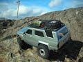 4Runner scx10 scaler on the rocks
