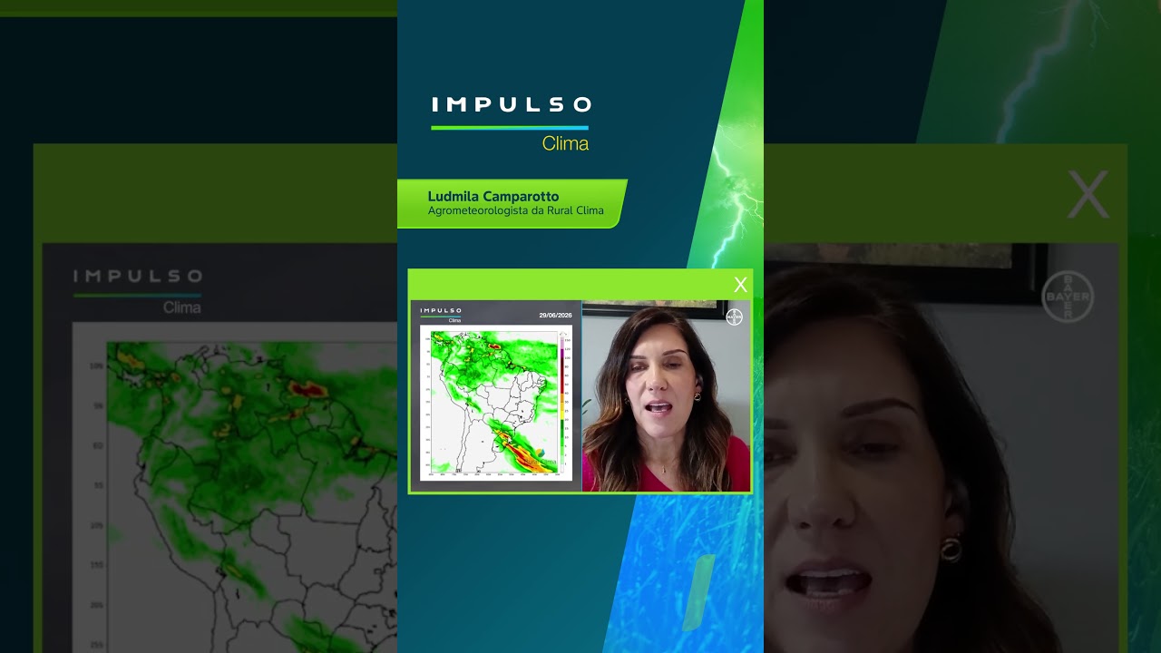 Julho: chuva no Sul e tempo aberto no Sudeste e Centro-Oeste | Teaser Impulso Clima