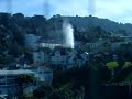 Burst Water Main on The Terrace, Wellington NZ
