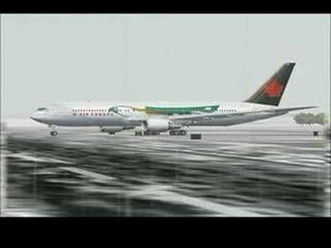FS2004 Air Canada Boeing 767 Toronto CYYZ
