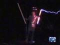 Dr Zeus w Wood‚ Neon‚ Gloves‚ vs Twin Musical Tesla Coils