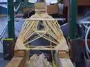 2007-2008 physics i bridge project, moorestown friends school. the bridge held 4800 lbs. in a hydraulic press. rob, dr�her, and rob.