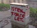 Stencil Atya, a graffitis pap