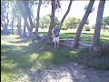 guy gets hit by amazing golf shot