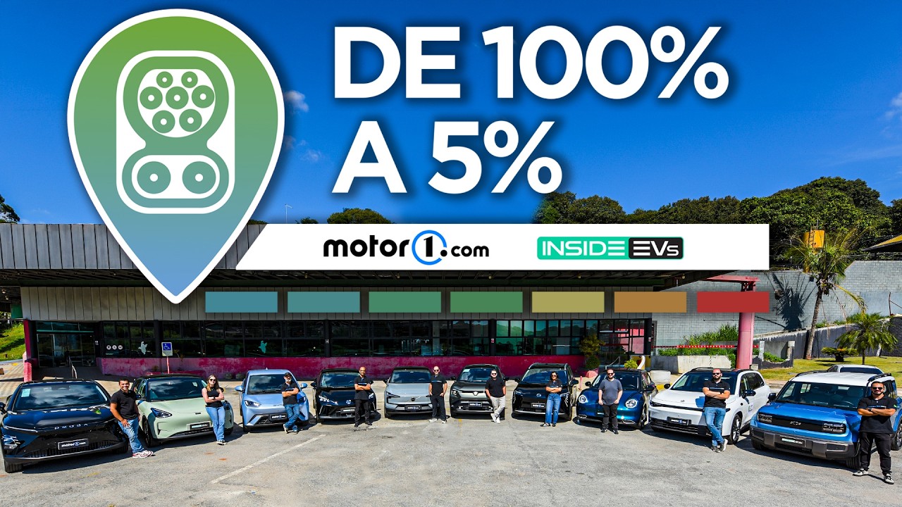 QUANTO RODAM OS CARROS ELÉTRICOS MAIS BARATOS DE 10 MARCAS? 100% a 5% Motor1.com!