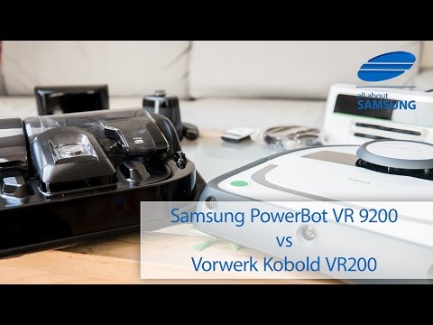 Samsung PowerBot VR9200 vs Vorwerk Kobold VR200 Saugroboter Test