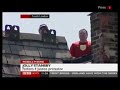 bbc news Harmen rooftop protest. Jolly Stanesby interview