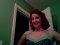 Simple Pin Up Hairstyle-Inspired by Whirling Turban and Their 'Hawaiian Heaven' Dress Design