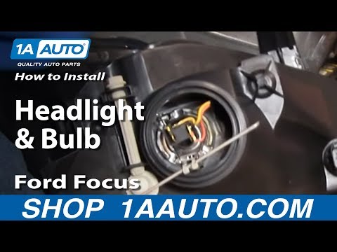 How To Install Replace Headlights and Bulbs Ford Focus 03-04 1AAuto.com
