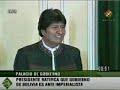 Evo Morales, diálogo prefectos, prefecto de tarija monta show mediático Bolivia,  rechazo a informe de EEUU en lucha antidroga - 17 Sept 2008