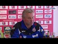 Pressekonferenz nach dem Spiel Energie Cottbus - FSV Frankfurt