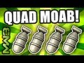 MW3 - QUAD MOAB Gameplay! World's First! - AAA Ep.4 w/ Raimpstage! (Modern Warfare 3)