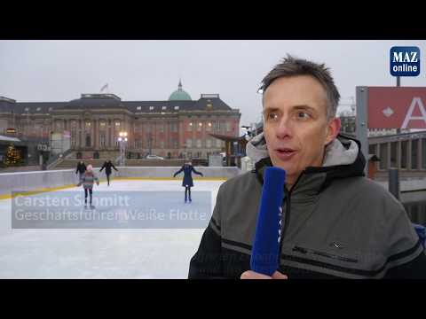 Neue Eisbahn in Potsdam - neben der in der Caligari-Halle im Filmpark