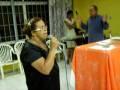 Oração com a Bispa Margarida Bacelar no Culto de Libertação