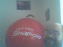 huge imprented balloon 3 ( 4 foot rare q-tex )