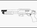 how to draw a uhc 870 shotgun
