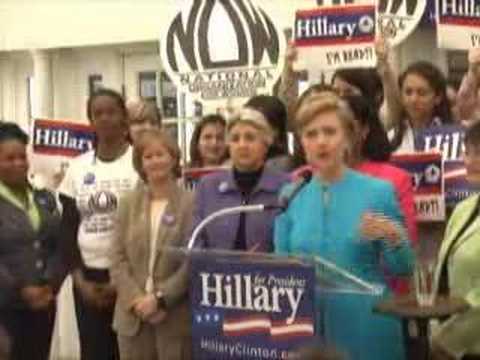 NOW Endorses Clinton